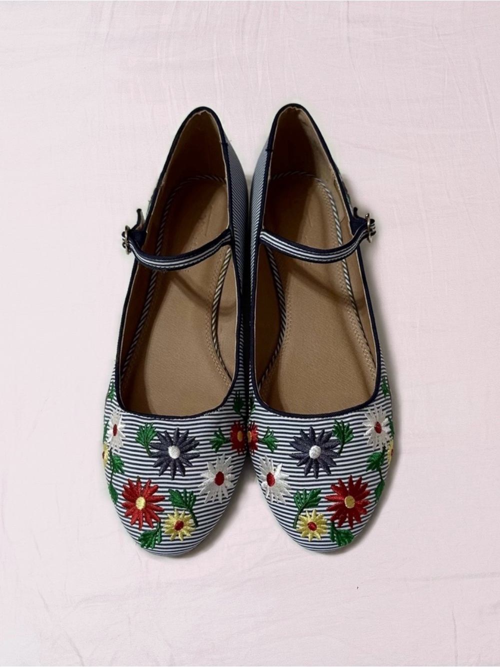 ASOS Mary Jane Flats Floral